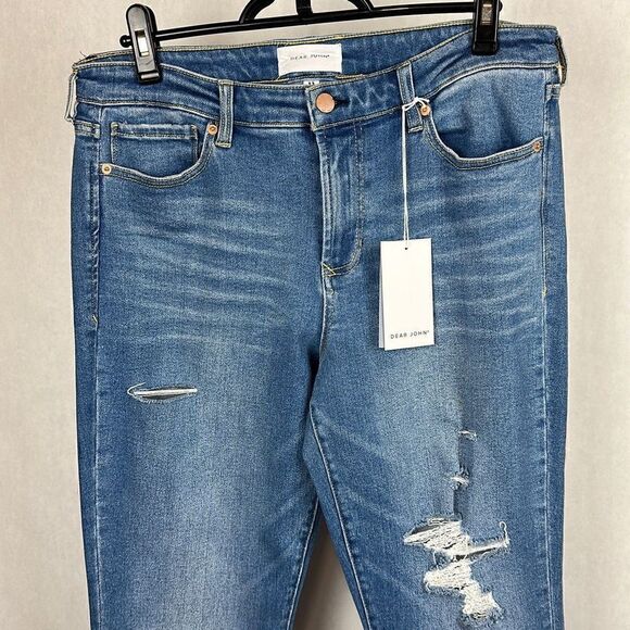 NWT Dear John Rosa Flare Denim Jeans Size 32 - Picture 2 of 11